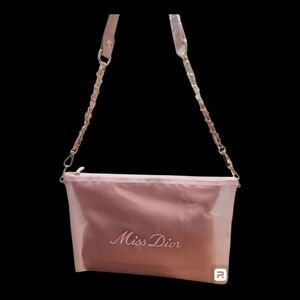 Pink Miss Dior mesh bag